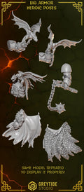 Anvil Warden Poses Heroicas para Terminator - Space Marines - Greytide Studio