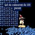 Set de Calaveras para Bases de Miniaturas - 170 Piezas Variadas | Wargaming