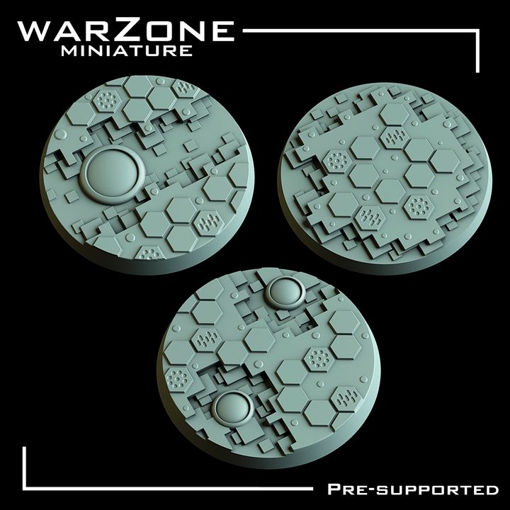 Bases para miniaturas Tombworld - Warzone Miniature