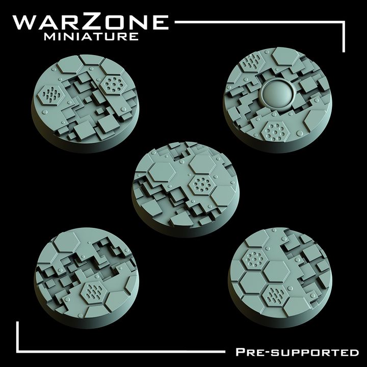 Bases para miniaturas Tombworld - Warzone Miniature