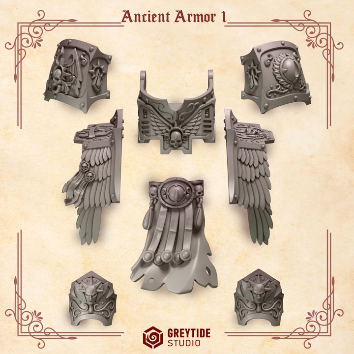 Kit de Armadura para Dreadnought - Crimson Lords - Greytide Studio