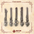 Crimson Lords Chainswords de una Mano - Space Marines - Greytide Studio