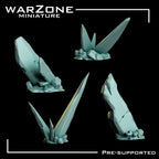 Cristales de Resina para Bases Miniaturas Vol. 2 - Warzone Miniature