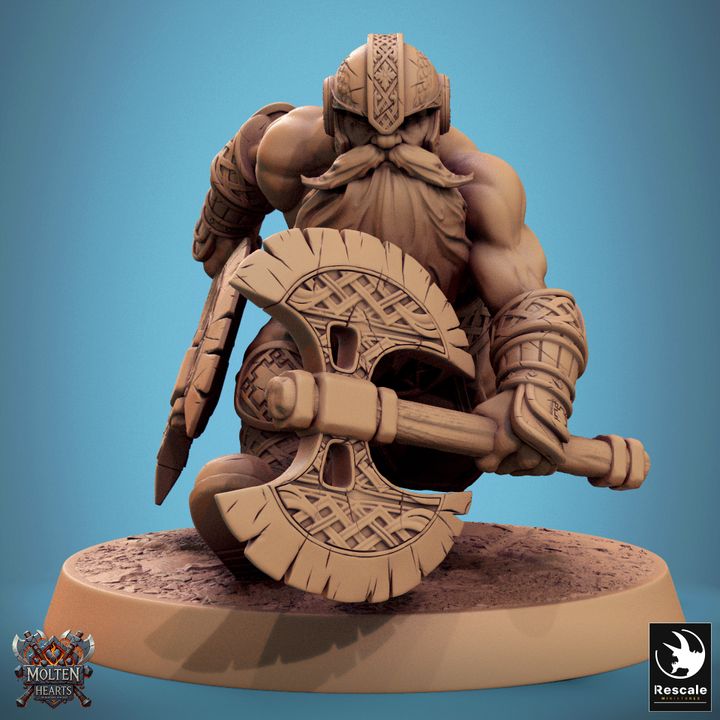 Set de Enanos Guerreros (20 Modelos) - Rescale Miniatures