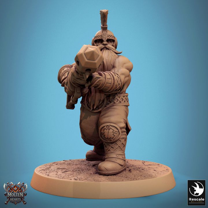 Set de Enanos Guerreros (20 Modelos) - Rescale Miniatures