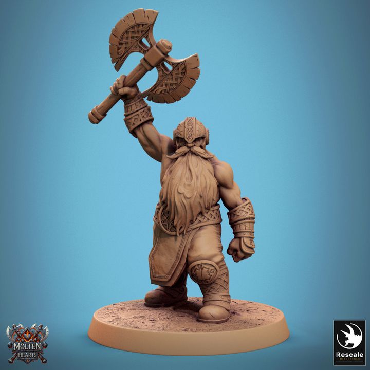 Set de Enanos Guerreros (20 Modelos) - Rescale Miniatures