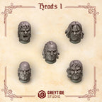 Crimson Lords Cabezas y Cascos - Space Marines - Greytide Studio