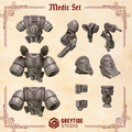 Crimson Lords Set de Médico de Batalla - Space Marines - Greytide Studio