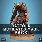 Set de Ratfolks Mutilated Mask (8 Modelos) - Rescale Miniatures