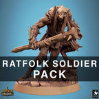 Set de Ratfolks Soldiers (20 Modelos) - Rescale Miniatures