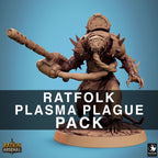Set de Ratfolks Plague Plasma (8 Modelos) - Rescale Miniatures