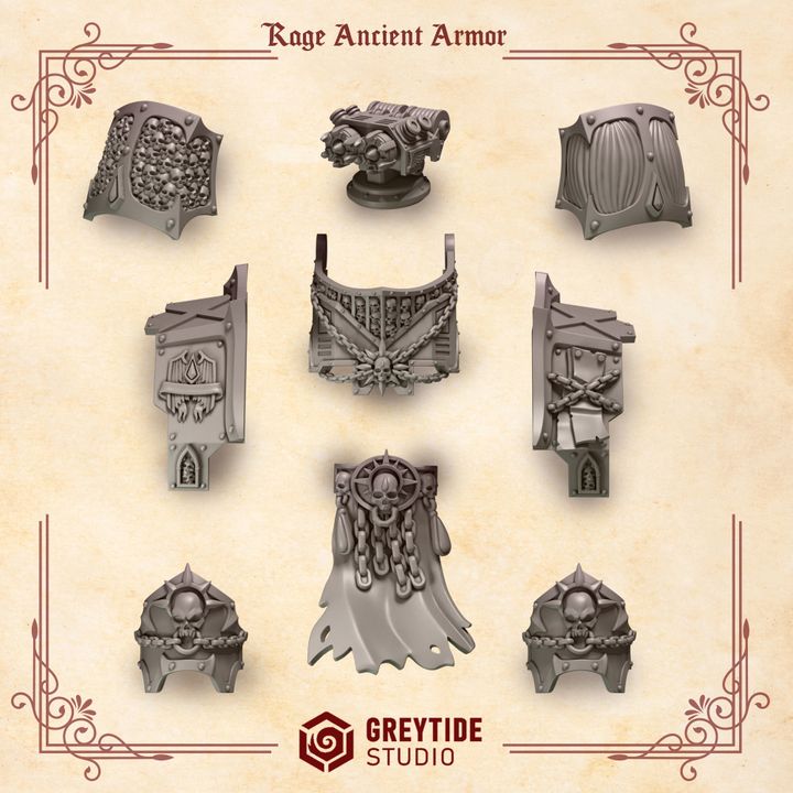 Kit de Armadura para Dreadnought - Crimson Lords - Greytide Studio