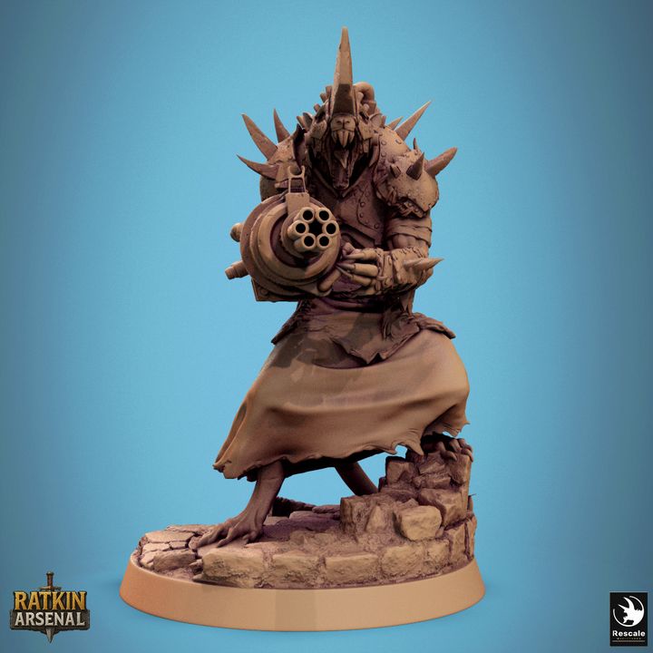 Set de Ratfolks Elite Gunners (7 Modelos) - Rescale Miniatures