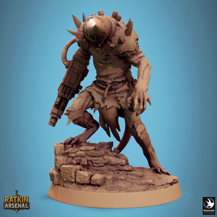 Set de Ratfolks Mutilated Mask (8 Modelos) - Rescale Miniatures