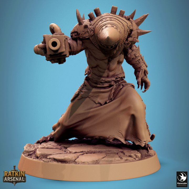 Set de Ratfolks Mutilated Mask (8 Modelos) - Rescale Miniatures