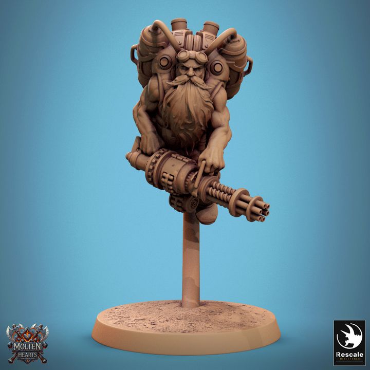 Set de Enanos Steampunk (20 Modelos) - Rescale Miniatures