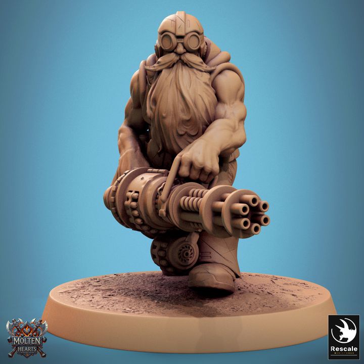 Set de Enanos Steampunk (20 Modelos) - Rescale Miniatures