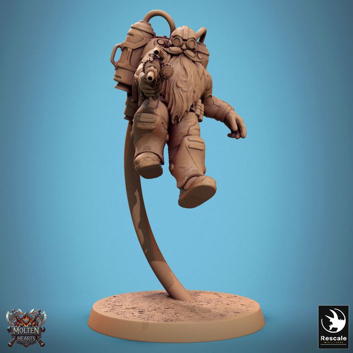 Set de Enanos Steampunk (20 Modelos) - Rescale Miniatures