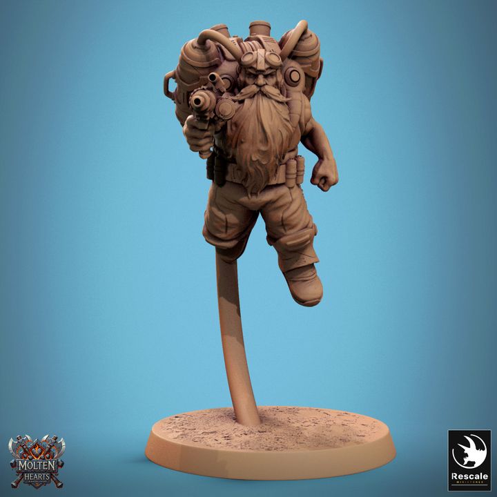 Set de Enanos Steampunk (20 Modelos) - Rescale Miniatures