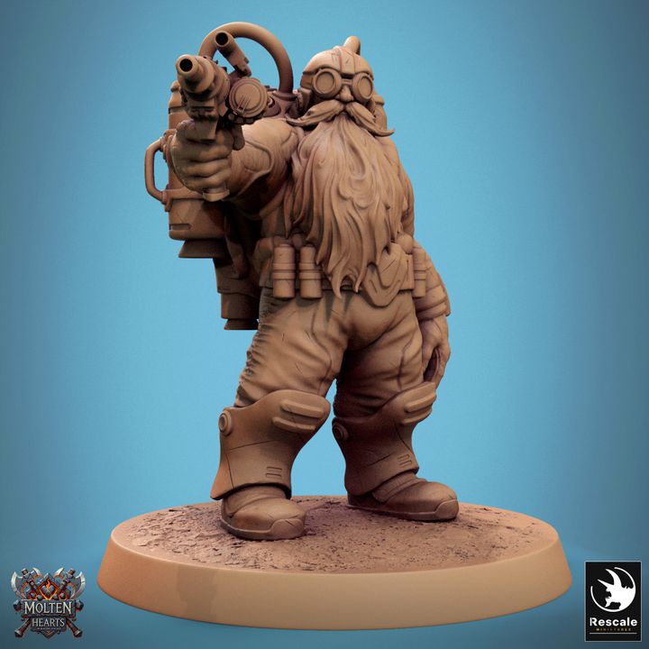Set de Enanos Steampunk (20 Modelos) - Rescale Miniatures