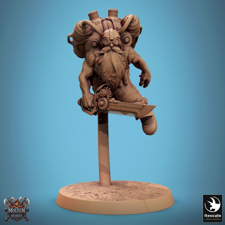 Set de Enanos Steampunk (20 Modelos) - Rescale Miniatures
