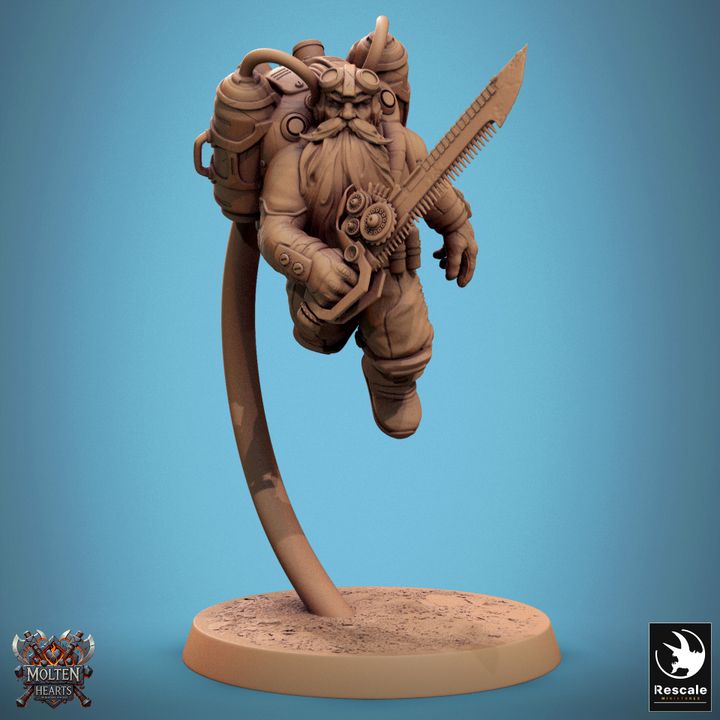 Set de Enanos Steampunk (20 Modelos) - Rescale Miniatures