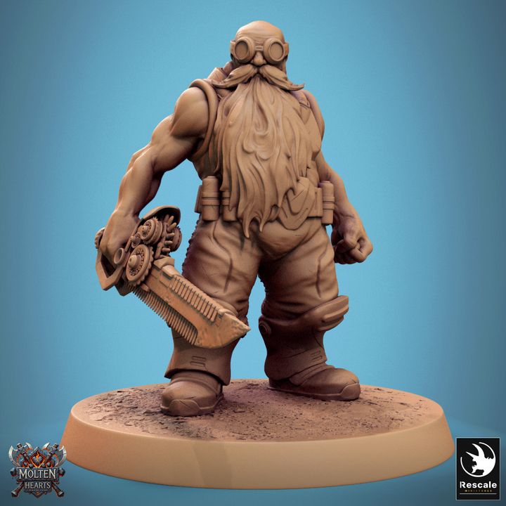 Set de Enanos Steampunk (20 Modelos) - Rescale Miniatures