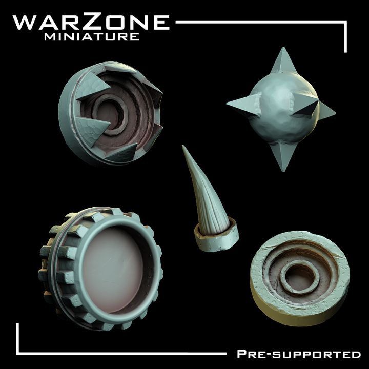 Bits de Vehículos Orkos vol.2 - Ruedas, Motores, Herramientas, Barriles