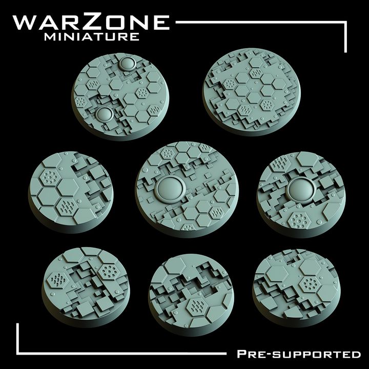 Bases para miniaturas Tombworld - Warzone Miniature