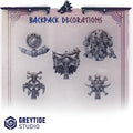 Primal Hounds Backpack Decorations - Space Marines - Greytide Studio