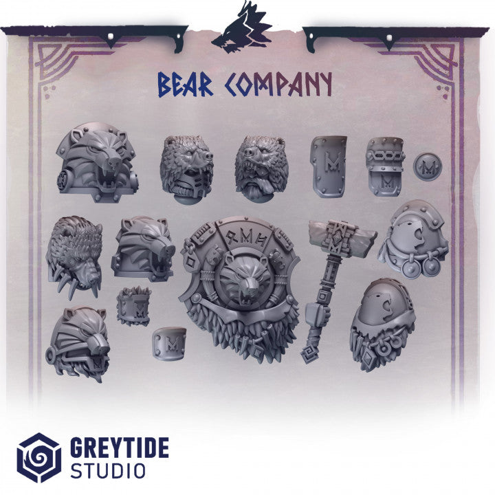 Primal Hounds Bear Company Set - Space Marines - Greytide Studio