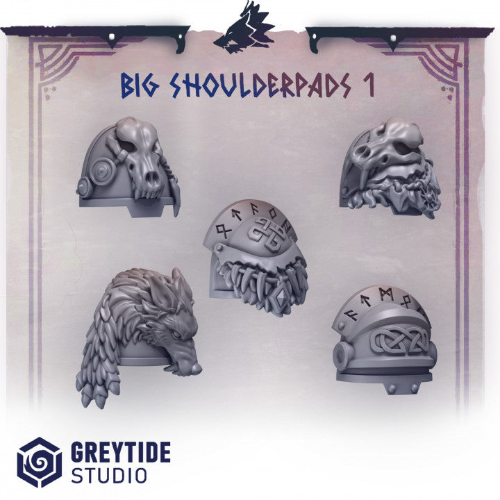 Primal Hounds Hombreras para Terminators - Space Marines - Greytide Studio