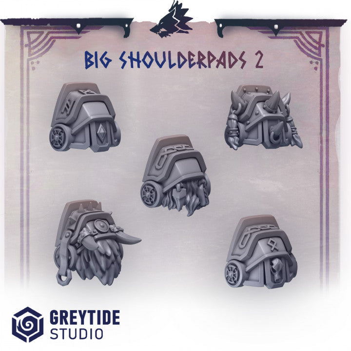Primal Hounds Hombreras para Terminators - Space Marines - Greytide Studio