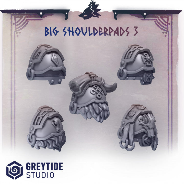 Primal Hounds Hombreras para Terminators - Space Marines - Greytide Studio