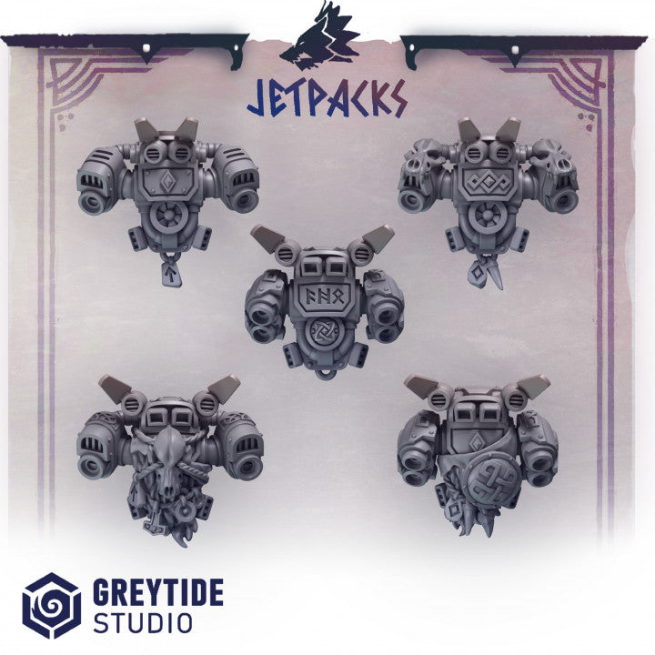 Primal Hounds Jetpacks - Space Marines - Greytide Studio