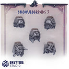 Primal Hounds Hombreras - Space Marines - Greytide Studio