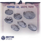 Primal Hounds Base Toppers 60mm, 90mm y 60x90mm - Greytide Studio