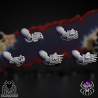Garras de Pesadilla (x5) - Bits de Personalización para Guerreros Corrompidos 38mm