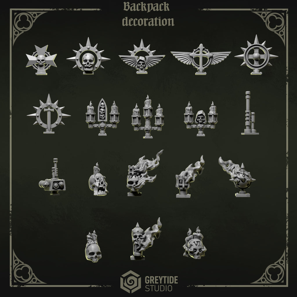 Eternal Pilgrims Power Pack Decorations (x54) - Space Marines - Greytide Studio