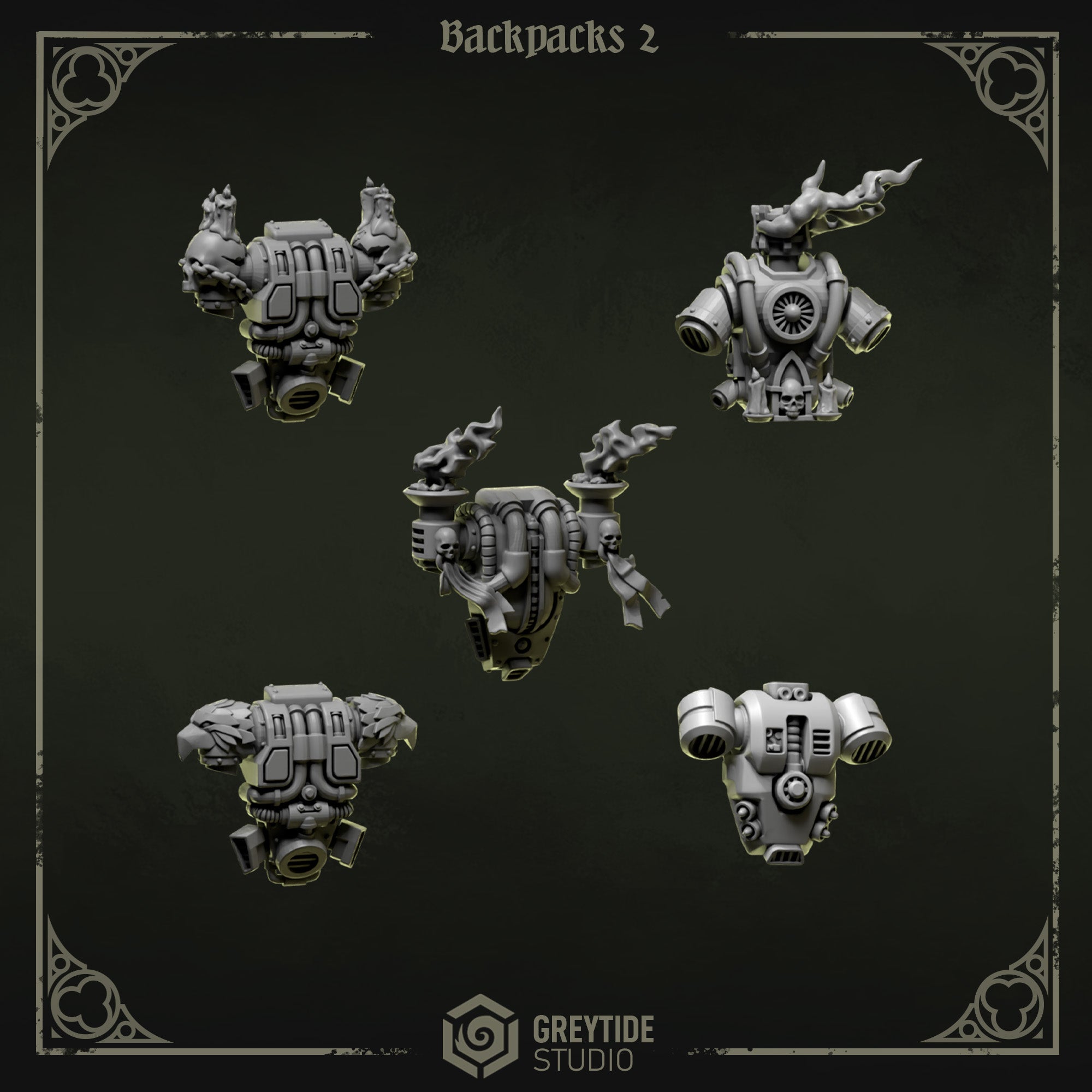 Eternal Pilgrims Power Packs - Space Marines - Greytide Studio