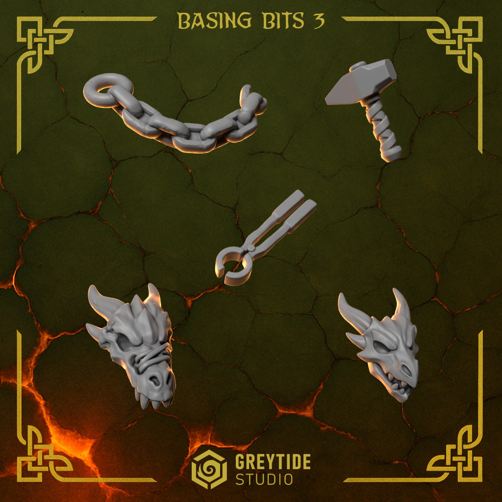 Anvil Wardens Base Decoration Bits (x45) - Greytide Studio