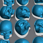 Set de Calaveras para Bases de Miniaturas - 170 Piezas Variadas | Wargaming