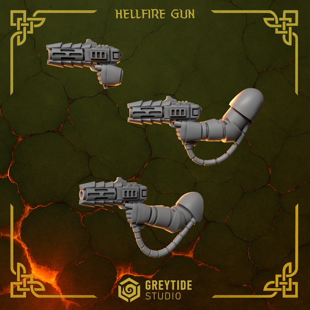 Anvil Wardens Hands and Pistols Kit - Space Marines - Greytide Studio