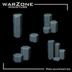 Rocas de Resina para Bases de Miniaturas - Formaciones de Basalto