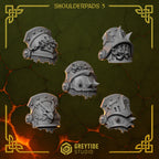 Anvil Wardens Hombreras (x20) - Space Marines - Greytide Studio