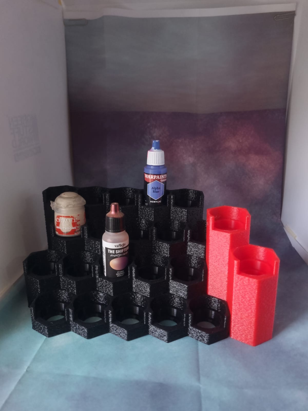 Set de Racks de Pintura Modular - Mustafa Hobby Studio