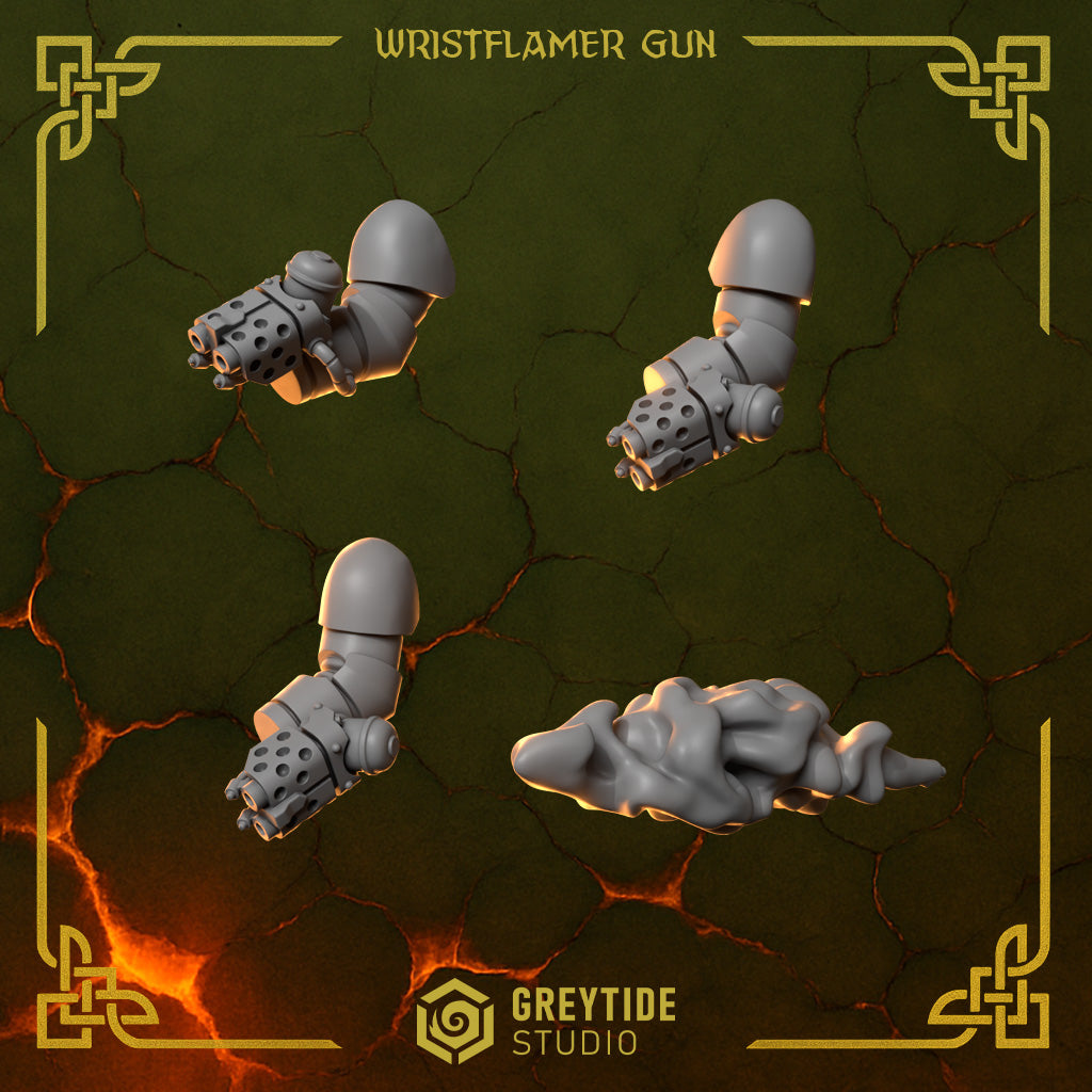 Anvil Wardens Hands and Pistols Kit - Space Marines - Greytide Studio
