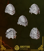 Anvil Warden Hombreras para Terminator - Space Marines - Greytide Studio