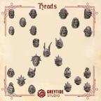 Crimson Lords Cabezas y Cascos - Space Marines - Greytide Studio