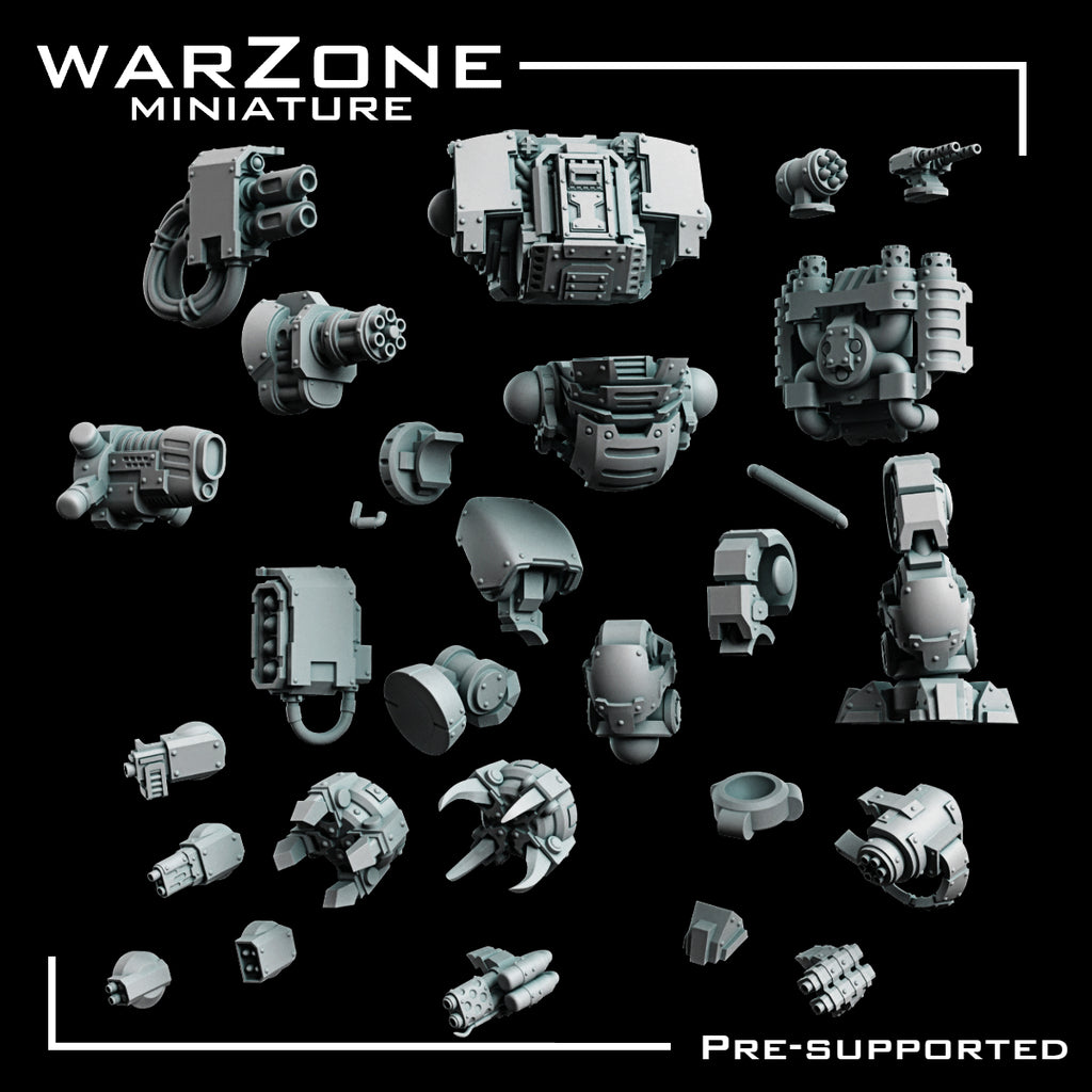 Warforged Exo-Suit (Partes Intercambiables)